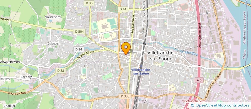 localisation de l'entreprise OMAR VOYAGES à VILLEFRANCHE-SUR-SAONE