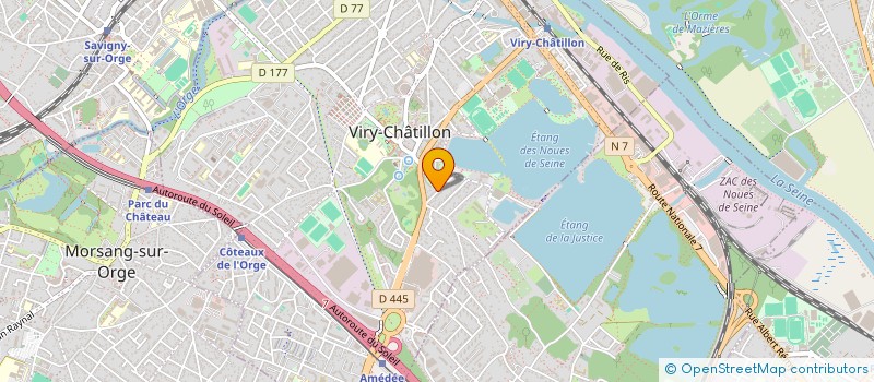 localisation de l'entreprise OMARCOM à VIRY-CHATILLON
