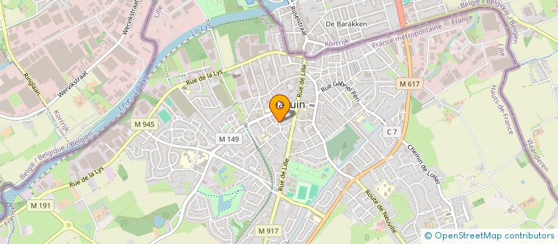 localisation de l'entreprise OMARIS CAPITAL  HALLUIN