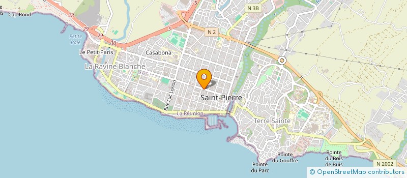 localisation de l'entreprise OMARJEE HOUSSEN à SAINT-PIERRE