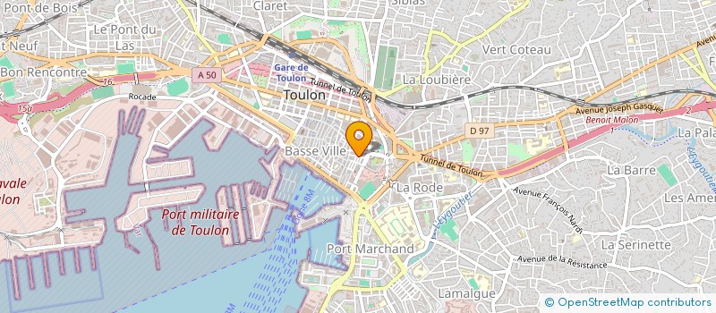 localisation de l'entreprise OMARLO à TOULON