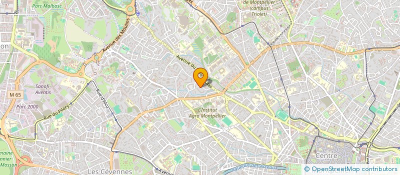 localisation de l'entreprise OMAS à MONTPELLIER