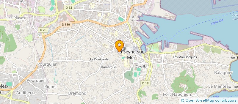 localisation de l'entreprise OMASEYNE à LA SEYNE-SUR-MER