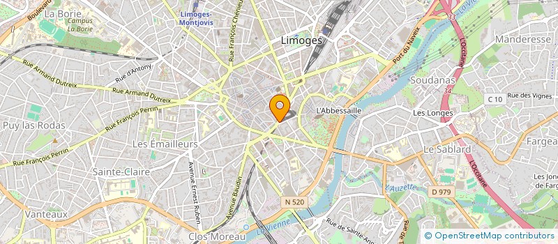 localisation de l'entreprise OMASSO à LIMOGES