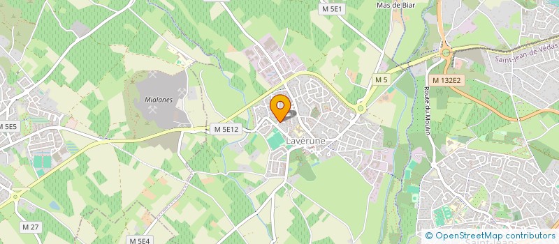 localisation de l'entreprise OMAT  LAVERUNE