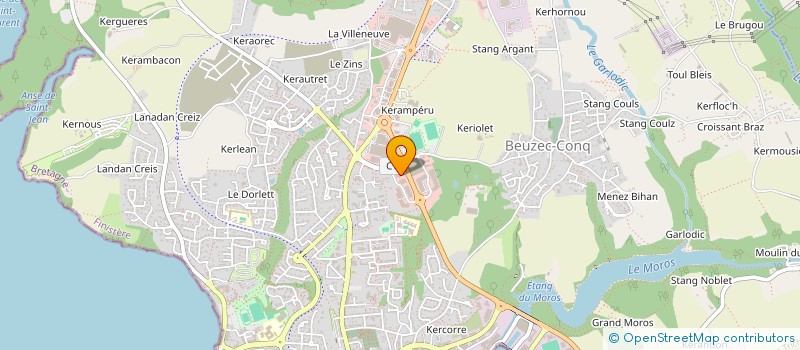 localisation de l'entreprise OMATTI  CONCARNEAU