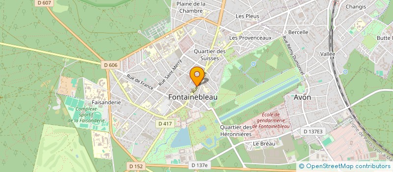 localisation de l'entreprise OMAX  FONTAINEBLEAU