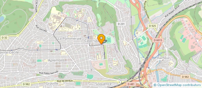 localisation de l'entreprise OMAX PERFORMANCE à LE HAVRE