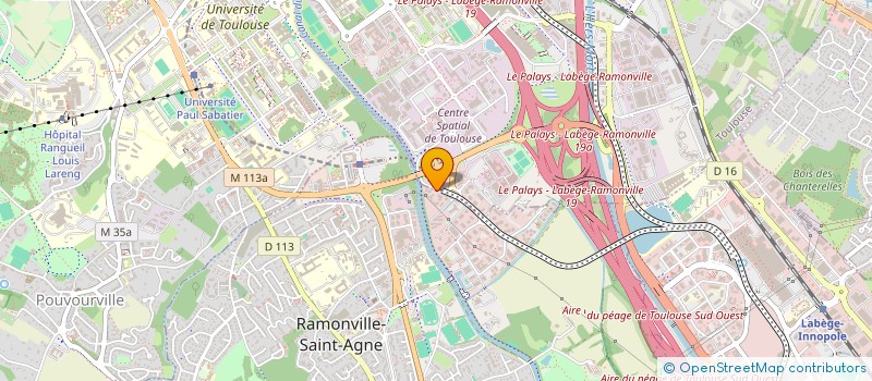 localisation de l'entreprise OMB  RAMONVILLE-SAINT-AGNE