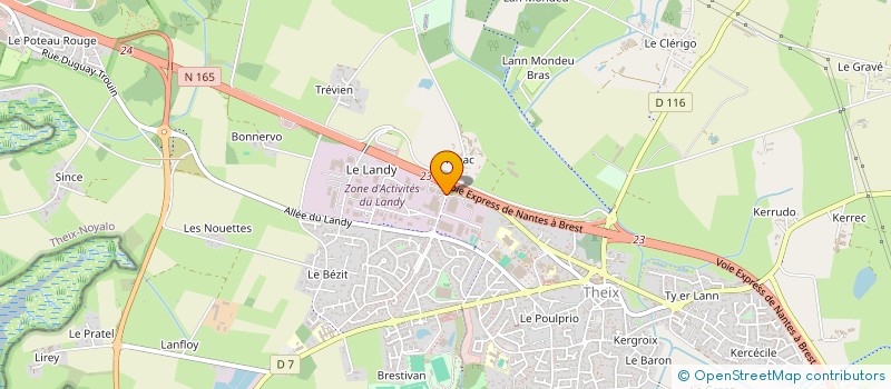 localisation de l'entreprise OMB'BILLIG  THEIX-NOYALO