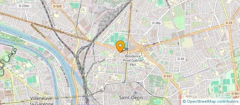 localisation de l'entreprise OMB CLIM à SAINT-DENIS