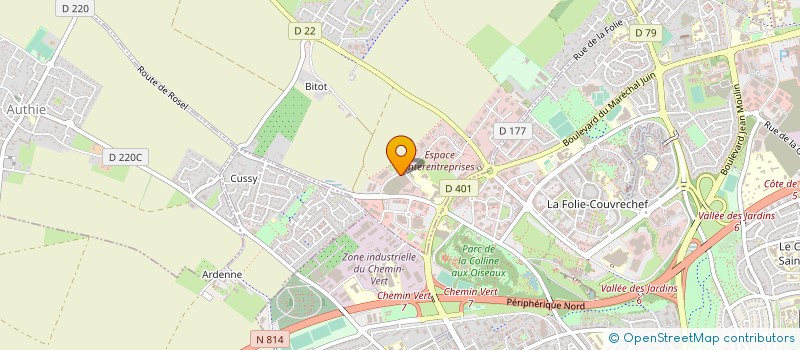 localisation de l'entreprise OMB INFORMATIQUE  SAINT-CONTEST