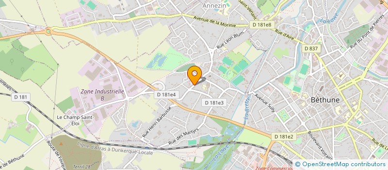 localisation de l'entreprise OMBIECIM  VENDIN-LES-BETHUNE