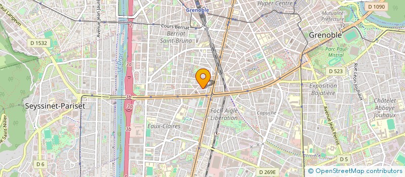 localisation de l'entreprise OMBILIC  GRENOBLE