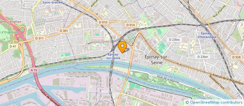localisation de l'entreprise OMBILIC'ART à EPINAY-SUR-SEINE