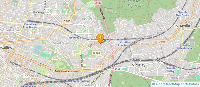 localisation de l'entreprise OMBLAGE EDITIONS à VERSAILLES