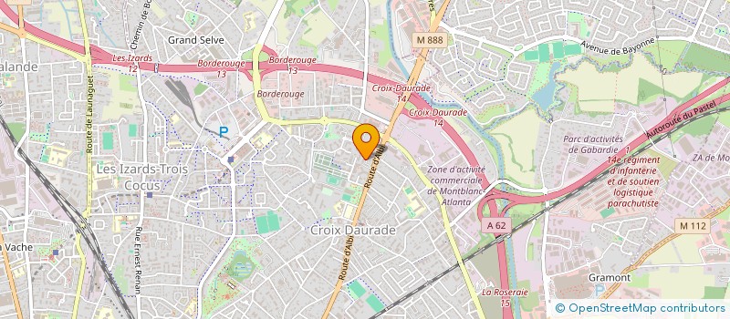 localisation de l'entreprise OMBRAGES DE CROIX DAURADE à TOULOUSE