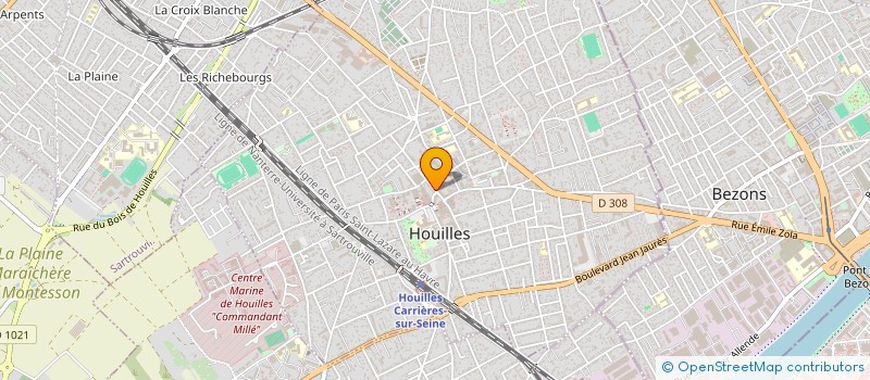 localisation de l'entreprise OMBRAH CONSULTING  HOUILLES