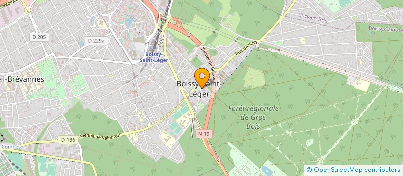 localisation de l'entreprise OMBRE ET LUMIERE à BOISSY-SAINT-LEGER