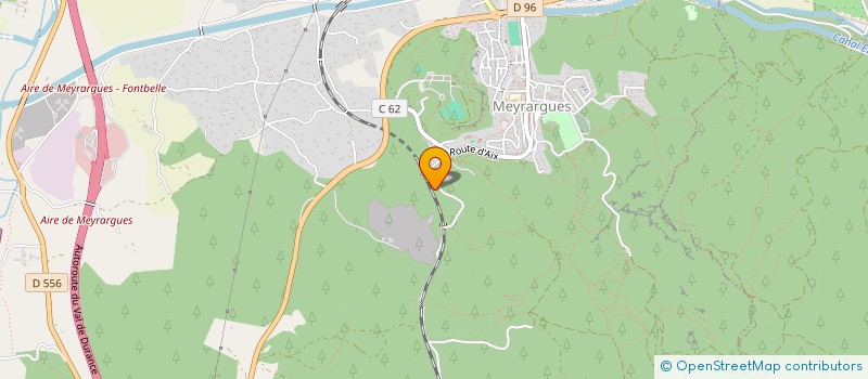 localisation de l'entreprise OMBRE ET LUMIERE  MEYRARGUES