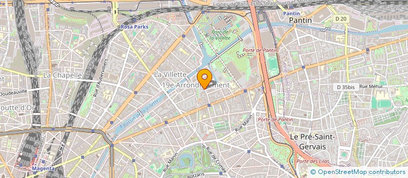 localisation de l'entreprise OMBRE ET LUMIERE PROD  PARIS