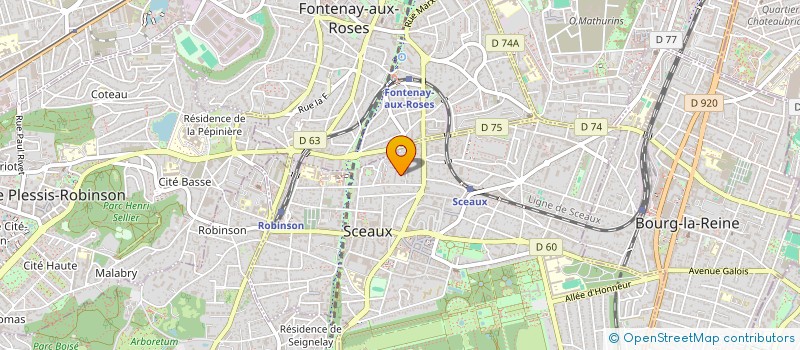 localisation de l'entreprise OMBREE CONSULTING à SCEAUX