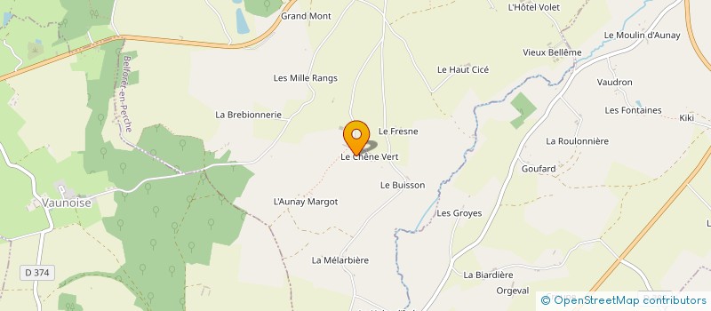 localisation de l'entreprise OMBRES ET LUMIERES à VAL-AU-PERCHE