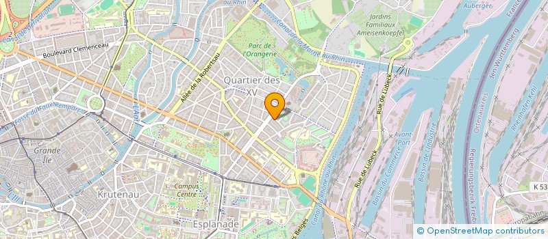 localisation de l'entreprise OMBRES VAGABONDES à STRASBOURG