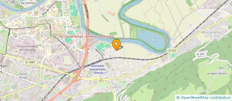 localisation de l'entreprise OMBRINE 800  GIERES