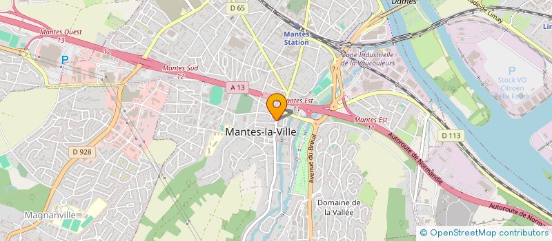 localisation de l'entreprise OMC  MANTES-LA-VILLE