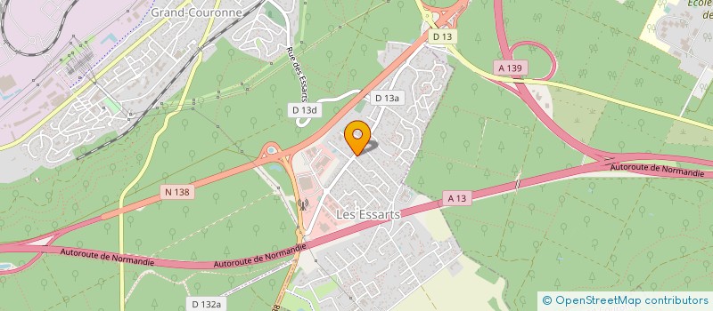 localisation de l'entreprise OMC GERVAIS 76 à GRAND-COURONNE
