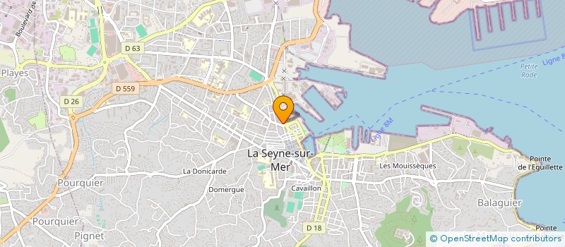 localisation de l'entreprise OMC RESTAURANT à LA SEYNE-SUR-MER