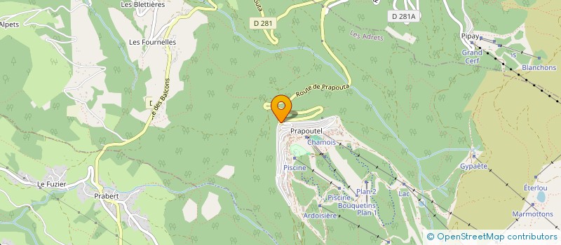 localisation de l'entreprise OMC SPORT  LES ADRETS