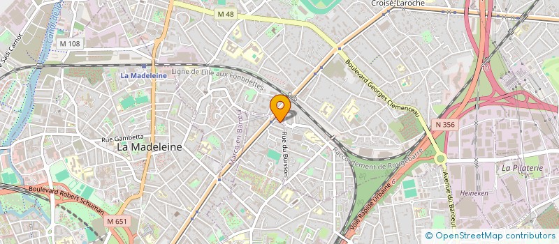 localisation de l'entreprise OMCC à LILLE