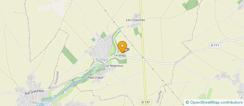 localisation de l'entreprise OMD  VALDELAUME