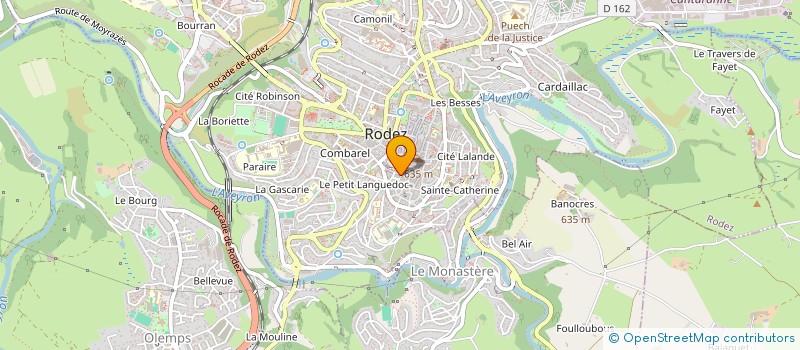 localisation de l'entreprise OMD à RODEZ
