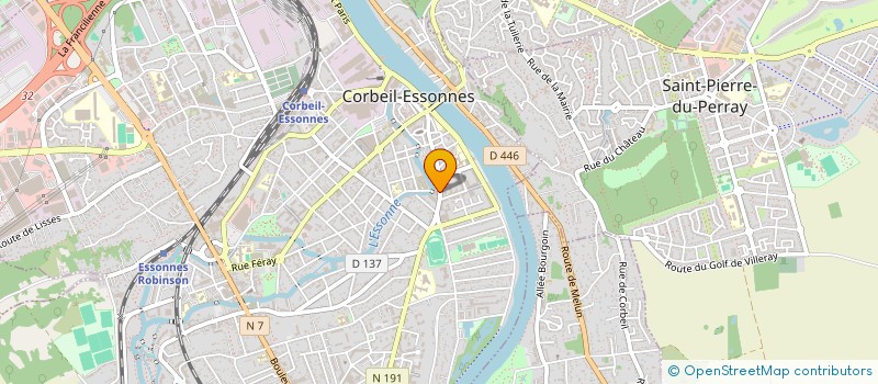 localisation de l'entreprise OMD CONSEILS  CORBEIL-ESSONNES