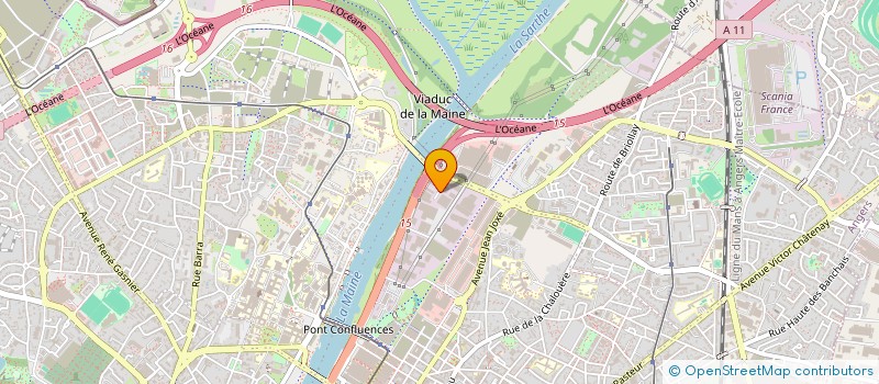 localisation de l'entreprise OMD OUEST MOQUETTE DISTRIBUT à ANGERS