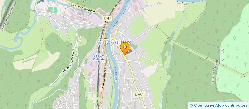 localisation de l'entreprise OMDIMED  VIREUX-WALLERAND