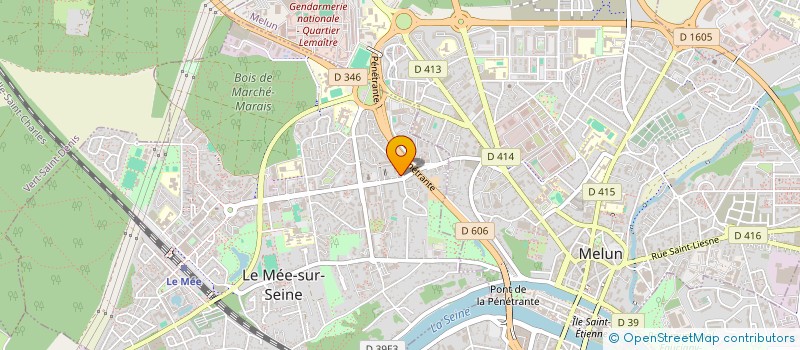 localisation de l'entreprise OME BAT à LE MEE-SUR-SEINE