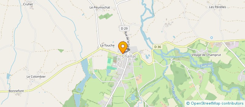 localisation de l'entreprise OME VERD à CHAILLAC