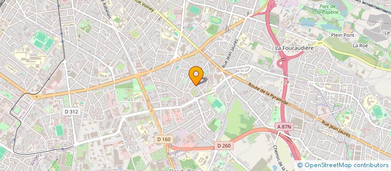 localisation de l'entreprise OMEANA à ANGERS