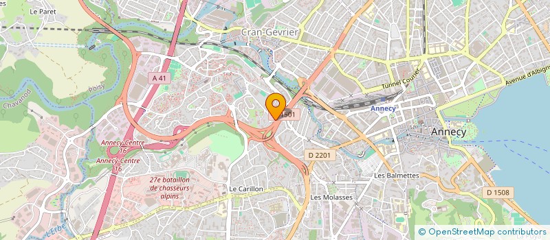 localisation de l'entreprise OMEC à ANNECY