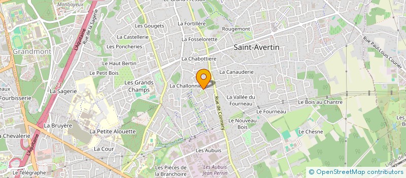 localisation de l'entreprise OMECA SYSTEM  SAINT-AVERTIN