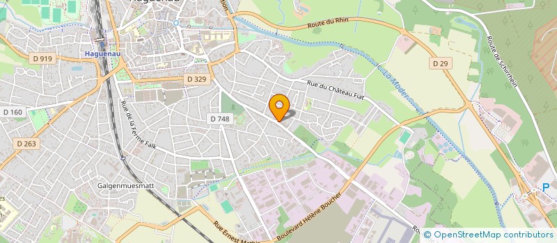 localisation de l'entreprise OMECARE MEDICAL  HAGUENAU