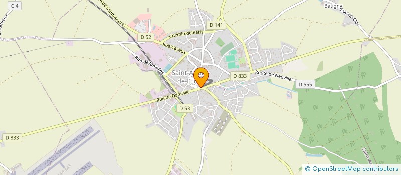 localisation de l'entreprise OMEE  SAINT-ANDRE-DE-L'EURE