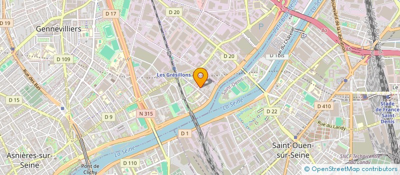 localisation de l'entreprise OMEED à ASNIERES-SUR-SEINE