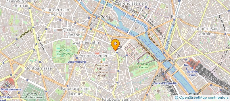localisation de l'entreprise OMEGA à PARIS
