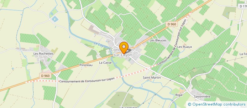 localisation de l'entreprise OMEGA 4  DENEZE-SOUS-DOUE