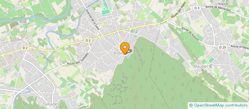 localisation de l'entreprise OMEGA  ROBION